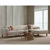 Atelier del Sofa Ugaona garnitura Lyke, 290x180 cm, Krem