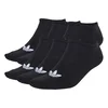 ADIDAS ORIGINALS Nogavice Liner 6 Pairs črna/bela