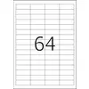 Etikete 48,3x16,9 A4/64 1/100 bela