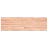 Stolna ploča svjetlosmeđa 140x40x(2-4) cm obrađena hrastovina