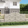 Lučne gabionske košare 15kom 300x50x140/160cm pocinčano željezo