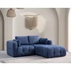 Atelier del Sofa Ugaona garnitura Amaris, 180 cmx120 cmx65 cm, Plava