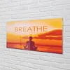 tulup.si Slika na akrilnem steklu Ženska sonce znak 120x60 cm 4 obešalnika