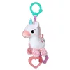 BRIGHT STARTS Igrača aktivna na obročku C Sparkle & Shine enorog bela 0 m+