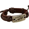 Zapestnica Heart Arrow-Temno Rjava KP33139