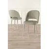 HANAH HOME Set stolica (6 komada) Pane Cream Chrome