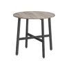 Songmics Okrogla jedilna miza 80x75 cm rjava