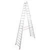 Krause Stabilo sigurnosne obostrane merdevine 2x18 gazišta 801753