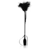 Secret Play Duster and Riding Crop Black