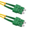 Qoltec SC/APC optični patchcord - SC/APC | enomodni | 9/125 | G652D | dupleks | 1,5 m