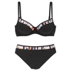 LASCANA Bikini mešane barve / črna