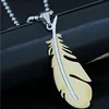 Ogrlica Simple Feather - Zlata KP34159