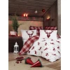 Lessentiel Maison Komplet Posteljine Geyik, 200x220 cm, Crveni