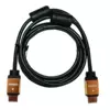FAST ASIA HDMI kabl 2.0 4K 5m Pozlaćen (Crni) HDMI 2.0 (4K @60fps) HDMI A - muški HDMI A - muški Okrugli