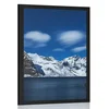 Plakat nočna pokrajina na Norveškem - 60x90 no frame