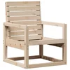 Vidaxl Vrtni stol 57,5x63x76 cm trdna borovina