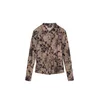 Desigual Bluza pikčasto rjava / črna