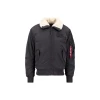 ALPHA INDUSTRIES Zimska jakna B15-3 TT bež/antracit/rdeča/črna