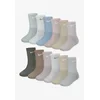 Nike Sportswear Nogavice pesek/svetlo modra/rjava/zelena/pastelno zelena/mauve/bela