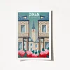 Wallity Poster Dinan France-1957, 21x29,7 cm