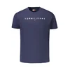 Tommy Jeans Majica  temno modra / bela