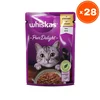 Whiskas Vlažna hrana za mačke Pure delight, Piletina, 85 g, 28 komada