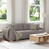 vidaXL vidaXL 3-sedežni kavč taupe, 180 cm, tkanina, (22054379)