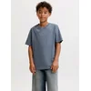 Jack & Jones Junior Majica JJEStar temno siva / bela