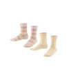 FALKE Nogavice Happy Stripe 2-Pack pesek