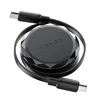 AceFast USB-C – USB-C kabel, navijalni, z organizatorjem, 60 W – črn
