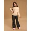 Sinsay - Zvonaste pantalone s flis postavom - tamno siva