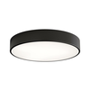 Stropno svetlo za kupatilo CLEO 4xE27/24W/230V, prečnika 50 cm, crno, IP54