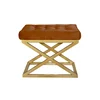 Atelier del Sofa Tabure 50x42x40cm, Zlatno-Terakota