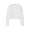 Mayoral Pletena jopica 6354 Bela Regular Fit