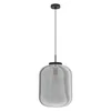 Eglo 39674 - Luster na sajli BULCIAGO 1xE27/40W/230V, prečnik 35 cm, zadimljen