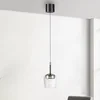 Q-Smart-Home Paul Neuhaus Smart LED viseča svetilka Q-Kon srebrne barve O 21 cm - Dnevna soba/jedilnica - Sodobni - srebrna, prozorna - Kovina