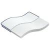 Vidaxl Vzmetnica s spominsko peno bela 140x190x17 cm mehka