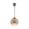 Brilagi - LED luster na sajli R GLASS 1xE27/60W/230V prečnik 18 cm braon/zadimljena braon