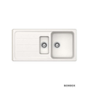 Schock Granitna ugradna sudopera Formhaus D150L, 100x50cm, Bela