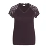 KAFFE CURVE Bluza KCCarli temno liila