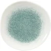 CHURCHILL Raku Jade green plitev krožnik, organski, premer: 186 mm (12 kos)