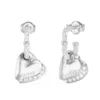 Guess Jekleni uhani s srčki By Your Side JUBE06076JWRHT/U