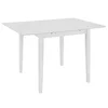Vidaxl Raztegljiva jedilna miza MDF (80-120)x80x74 cm