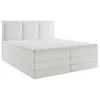 MID.YOU POSTELJA BOXSPRING 200 cm x 200 cm , tekstil bela
