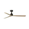 FARO 34371 - Plafonski ventilator MARINE M prečnik 125 cm, braon/crna, IP44 + daljinski upravljač