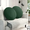 Jastučići za sjedenje 2 pcs Tamnozelena O60 x 21 cm