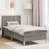Krevetna konstrukcija Sivo-smeđa 90 x 200 cm Poliester