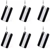 INF Komplet 6 oznak za prtljago Black, (21538318)