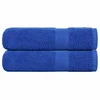 vidaXL Brisače za tuširanje 2 kos modra 70x140 cm 360 g/m2 100% bombaž