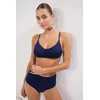 Trendyol Red Bralette Textured Bikini Top